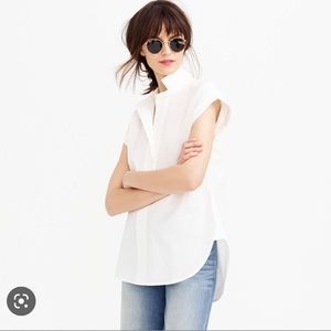 J. Crew short sleeve pop-over shirt